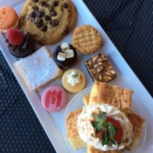 Gluten-free dessert platter from Sinners and Saints Desserts